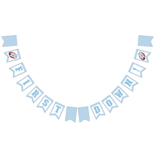 Bandeirinha Banner de Bunting do 1º primeiro aniversario para  (Todos)