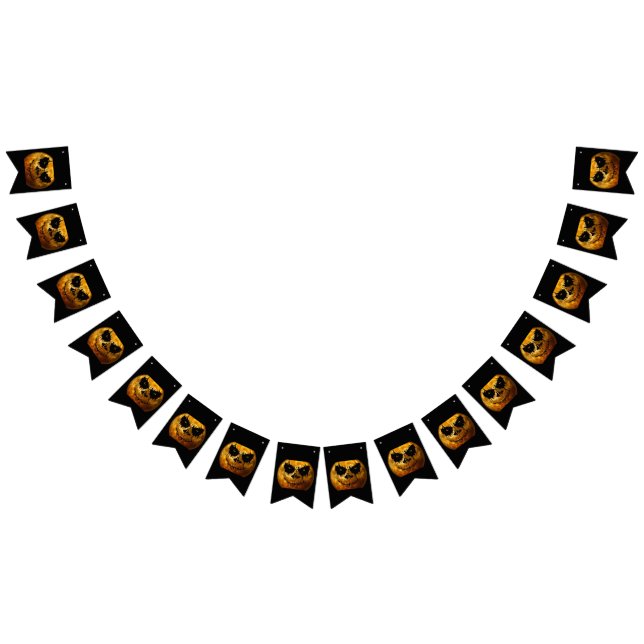 Bandeirinha Banner de Bunting do Festa Halloween (Todos)