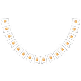 Bandeirinha Banner de Bunting do Partido com uma fotografia de