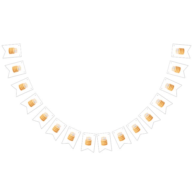 Bandeirinha Banner de Bunting do Partido com uma fotografia de (Todos)