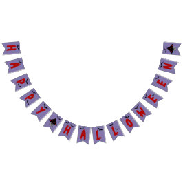 Bandeirinha Banner de Bunting Halloween de Vampiro de Cogumelo