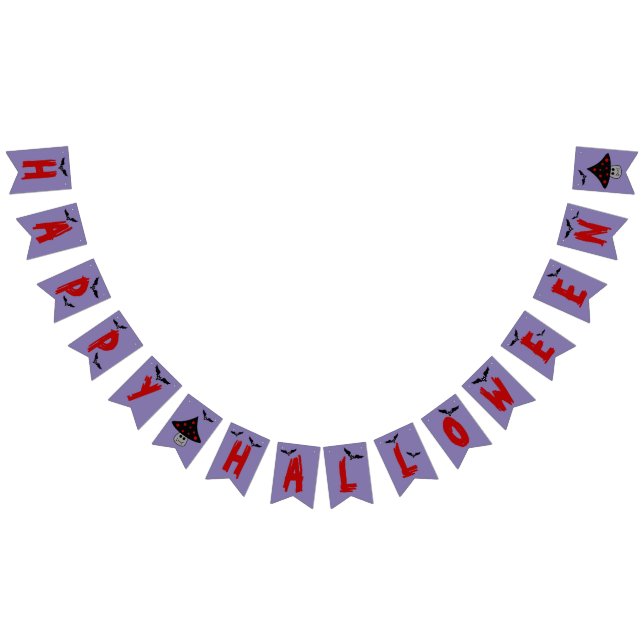 Bandeirinha Banner de Bunting Halloween de Vampiro de Cogumelo (Todos)