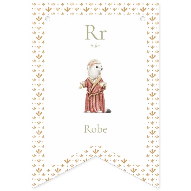 Bandeirinha Banner de Bunting N-Z (Quinta Bandeira)