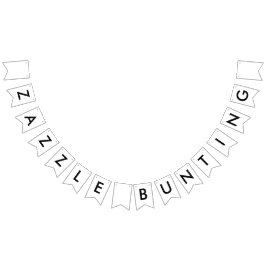 Bandeirinha Banner de Bunting Personalizado do Zazzle - Swallo