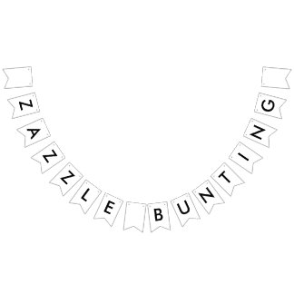 Bandeirinha Banner de Bunting Personalizado do Zazzle - Swallo