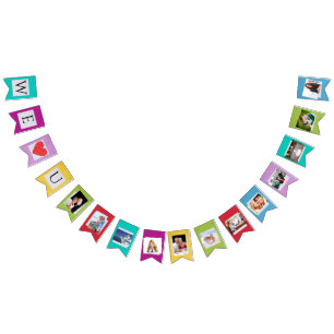 Bandeirinha Banner de Fotografias Personalizado