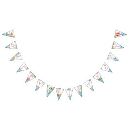 Bandeirinha Banner de reposição de sereia