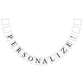 Bandeirinha Banner de Sinalizador de Casamento de Vazio Person