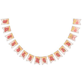 Bandeirinha Banner de solteira retrorreflectora, azuis e engaj