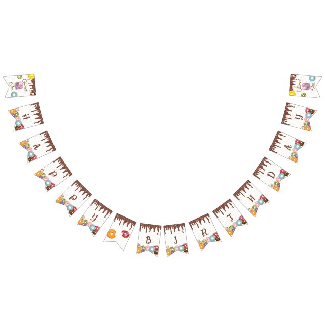 Bandeirinha Banner de uma Festa de aniversário doce (Todos)