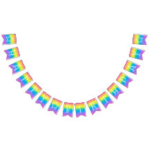 Banner do aniversário de criança Rainbow Party