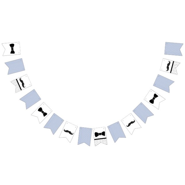 Bandeirinha Banner do bigode e Arco (Todos)