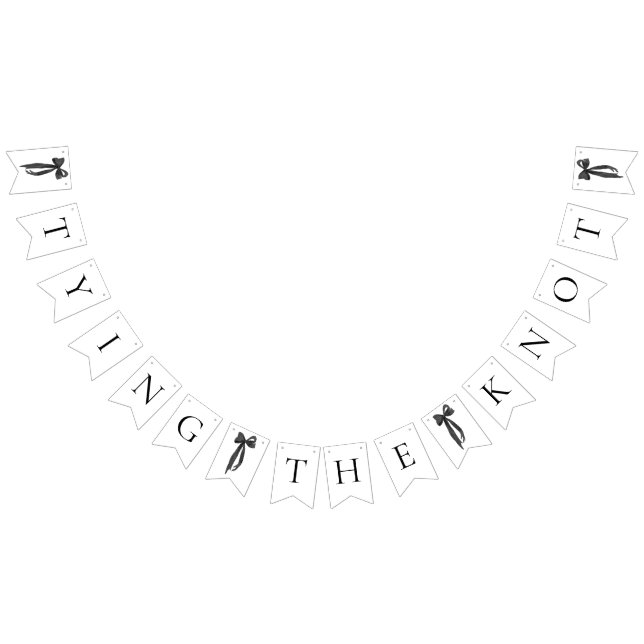 Bandeirinha Banner do Chá de panela Casando preto (Todos)