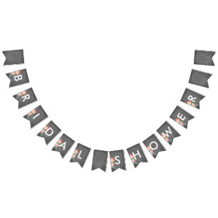 Bandeirinha Banner do Chá de panela rosa