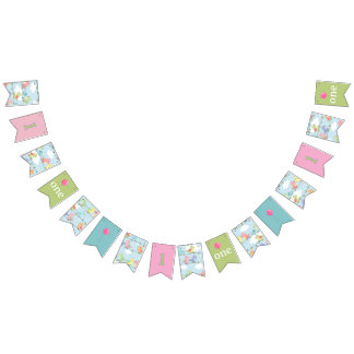 Bandeirinha Banner do número de Aniversário do Pássaro