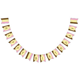 Bandeirinha Banner do Partido da Química Sorvete napolitano