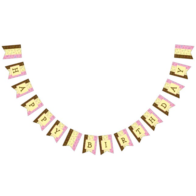 Bandeirinha Banner do Partido da Química Sorvete napolitano (Todos)