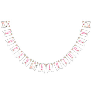 Bandeirinha Banner Feliz de Aniversário para Garota de Quintal