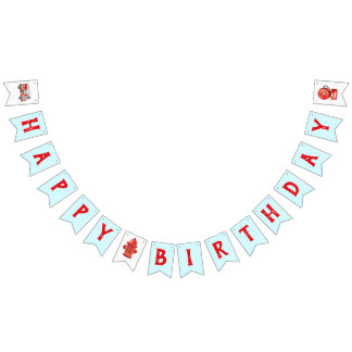 Bandeirinha Banner Festa de aniversário Penitente do Tema de C