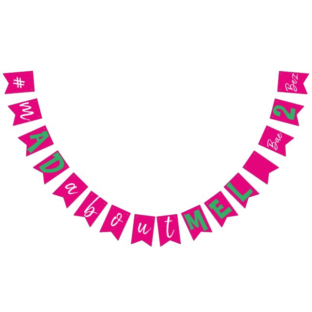 Bandeirinha Banner #mADaboutMEL / Bae2Bez (Todos)