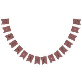 Bandeirinha Banner personalizado de Bunting - Casamento de cha