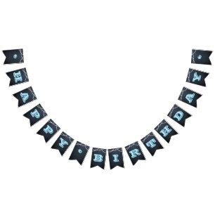 Bandeirinha Banner Personalizado de Todas as Ocasiões Azul