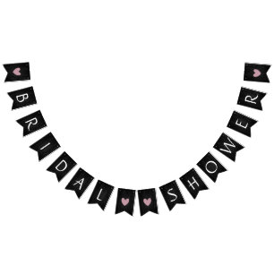 Bandeirinha Banner Rustic Black Wood Decor Banner