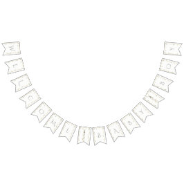 Bandeirinha Banner Swallowtail do Castelo de chá de fraldas Do