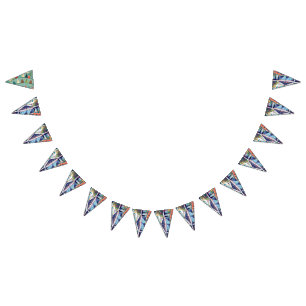 Bandeirinha banners-pendurados-em-a-festivo-s