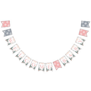 Bandeirinha Bebê de boas-vindas do inverno