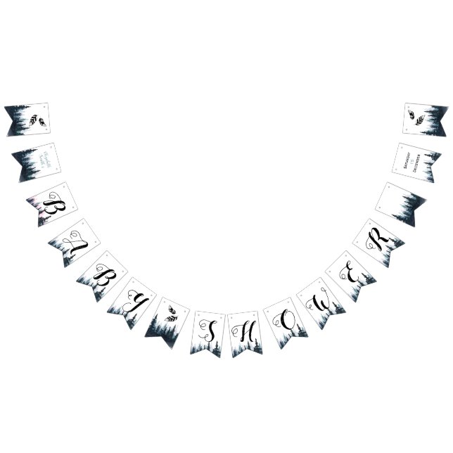 Bandeirinha Bebê Rustic Adventure (Todos)