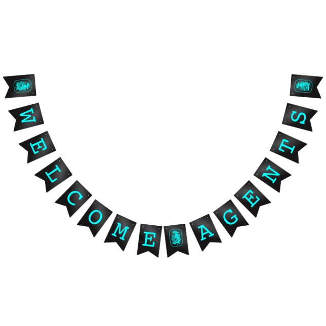 BANDEIRINHA BEM-VINDOS AGENTES QUE MONTAM PAVILHÕES (Todos)