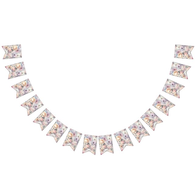 Bandeirinha Blossomas de Rosa elegantes (Todos)