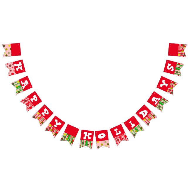 Bandeirinha Boas festas de férias (Todos)