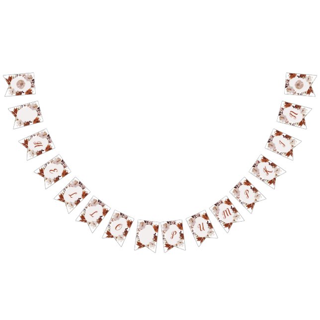 Bandeirinha Boho fall Olá, abóbora (Todos)