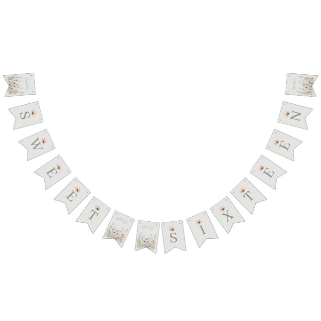 Bandeirinha Boho Wildflower (Todos)