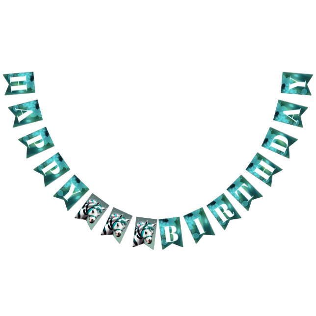 Bandeirinha Bolhas de Aniversário Feliz 3d Spirit Pony 7 (Todos)