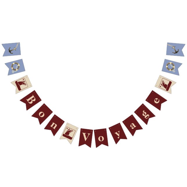 Bandeirinha Bon voyage (Todos)