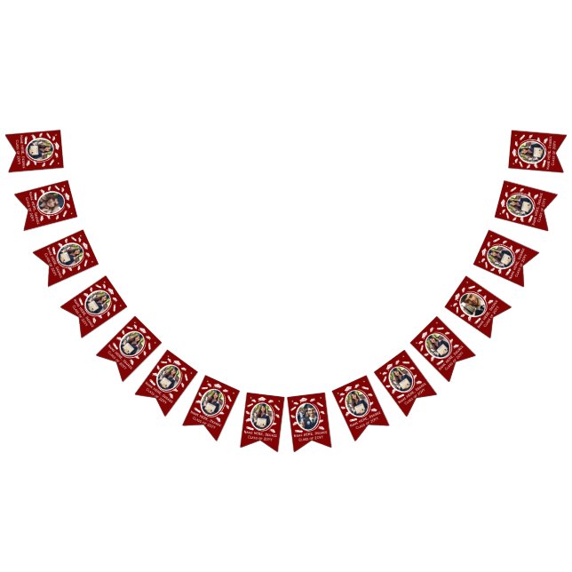 Bandeirinha Boné de formatura Personalizado De 16 Fotografias  (Todos)