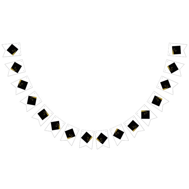 Bandeirinha Bonés de formatura Pretos (Todos)