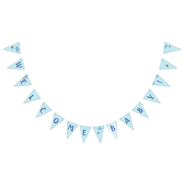 Bandeirinha Bonito É um Urso de Teddy e Balões (Todos)