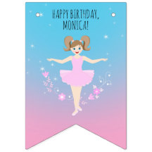 Bonito Festa de aniversário Ballerina Girl
