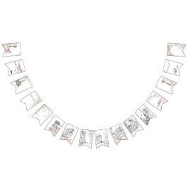 Bandeirinha Bonjour Bebe Sexo Chá de fraldas Neutro