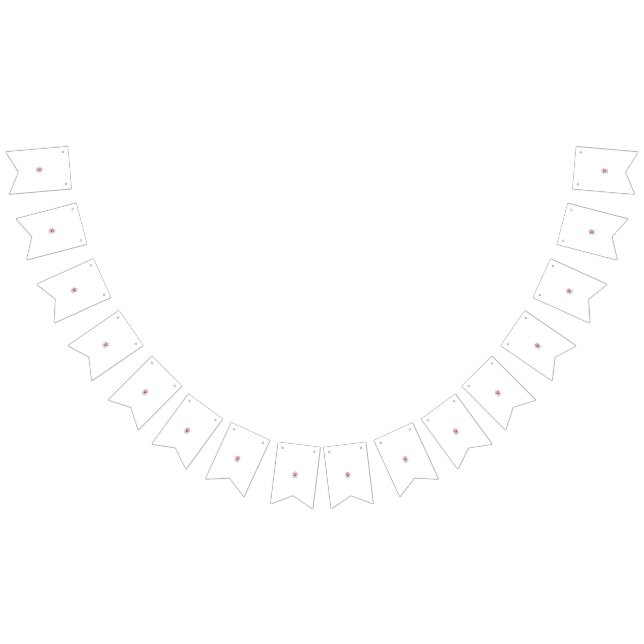 Bandeirinha Borboleta Floral Mandala | Design de Arte Purple B (Todos)