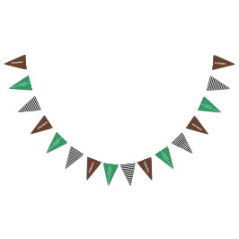 Bandeirinha Boys Football Brown Sports Birthday