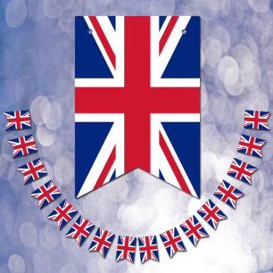 Bandeirinha British Flag Party, UK Bunting Banners, Reino Unid