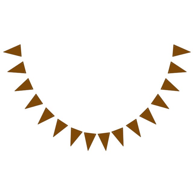 Bandeirinha Brown - adicione seu próprio sinal, foto, nome (Todos)