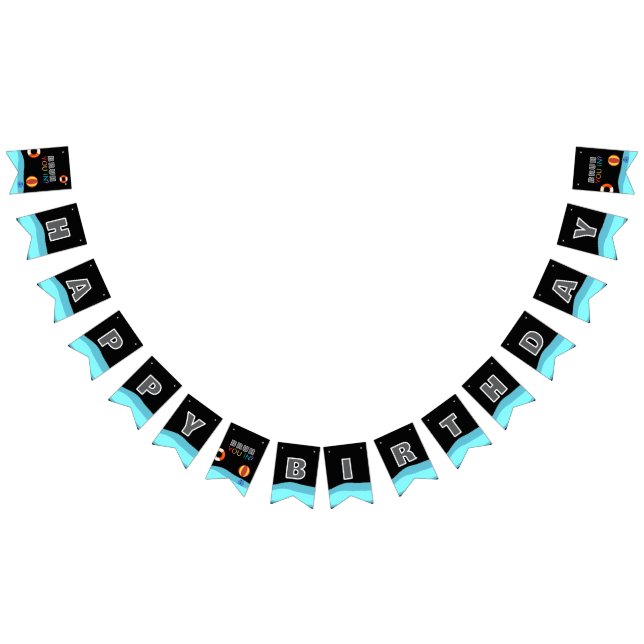 Bandeirinha Bruh Pool Party Birthday  (Todos)