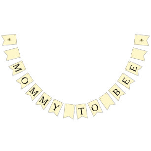 Bandeirinha Bumble o chá da abelha do bebê do tema da abelha