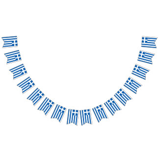 Bandeirinha bunda do banner do sinalizador de grécia